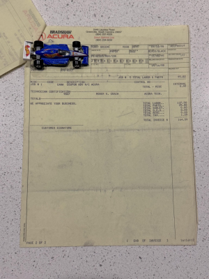 1995 Acura NSX in Berlina Black over Black