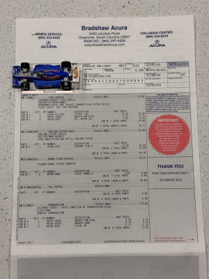 1995 Acura NSX in Berlina Black over Black