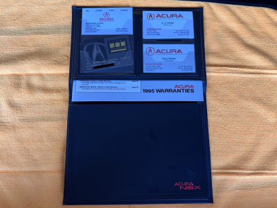 1995 Acura NSX in Berlina Black over Black