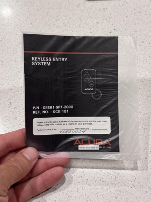 1995 Acura NSX in Berlina Black over Black