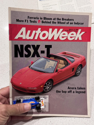 1995 Acura NSX in Berlina Black over Black