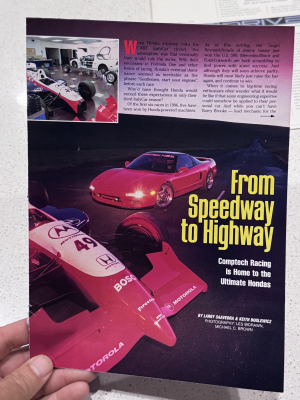 1995 Acura NSX in Berlina Black over Black