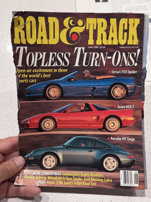 1995 Acura NSX in Berlina Black over Black