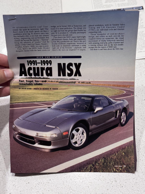 1995 Acura NSX in Berlina Black over Black