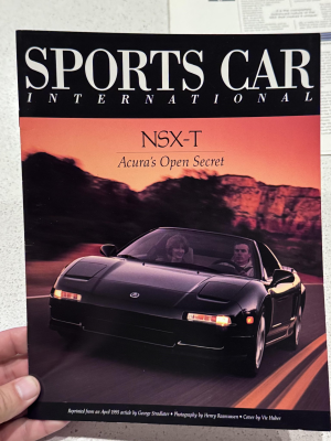 1995 Acura NSX in Berlina Black over Black