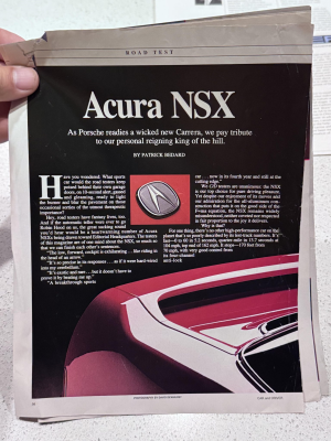 1995 Acura NSX in Berlina Black over Black