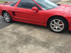 1998 Acura NSX in Formula Red over Tan