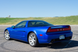2003 Acura NSX in Long Beach Blue over Black
