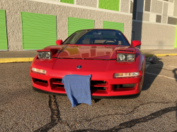 1995 Acura NSX in Formula Red over Tan