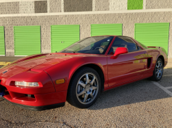 1995 Acura NSX in Formula Red over Tan