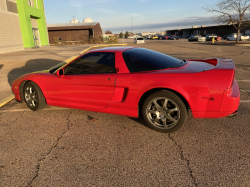 1995 Acura NSX in Formula Red over Tan
