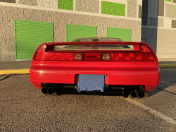 1995 Acura NSX in Formula Red over Tan