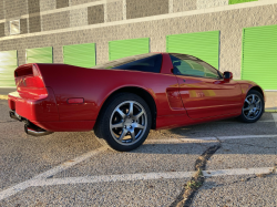 1995 Acura NSX in Formula Red over Tan