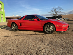 1995 Acura NSX in Formula Red over Tan