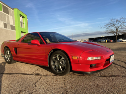 1995 Acura NSX in Formula Red over Tan