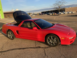 1995 Acura NSX in Formula Red over Tan