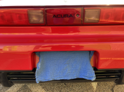 1995 Acura NSX in Formula Red over Tan