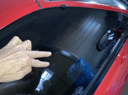 1995 Acura NSX in Formula Red over Tan