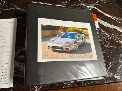 2004 Acura NSX in Sebring Silver over Silver