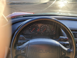 1995 Acura NSX in Formula Red over Tan