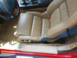 1995 Acura NSX in Formula Red over Tan