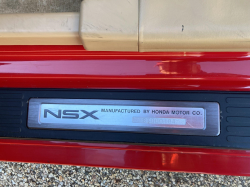 1995 Acura NSX in Formula Red over Tan