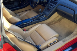1995 Acura NSX in Formula Red over Tan