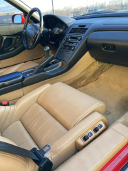 1995 Acura NSX in Formula Red over Tan
