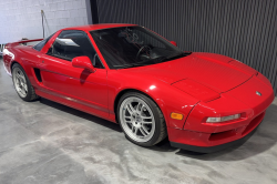 1996 Acura NSX in Formula Red over Black