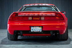 1996 Acura NSX in Formula Red over Black