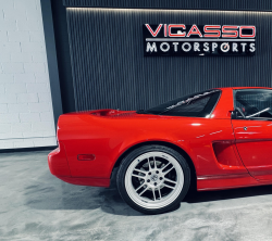 1996 Acura NSX in Formula Red over Black