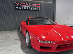 1996 Acura NSX in Formula Red over Black
