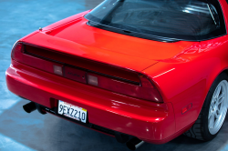 1996 Acura NSX in Formula Red over Black