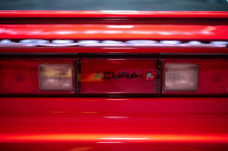1996 Acura NSX in Formula Red over Black