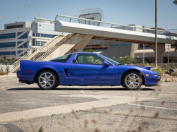 2000 Acura NSX in Monaco Blue over Black