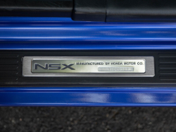 2000 Acura NSX in Monaco Blue over Black