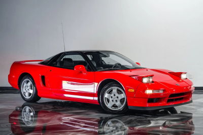 1991 Acura NSX in Formula Red over Black