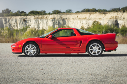 1998 Acura NSX in Formula Red over Black