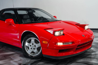 1991 Acura NSX in Formula Red over Black