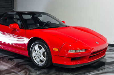 1991 Acura NSX in Formula Red over Black