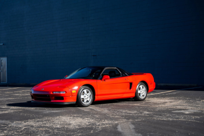 1991 Acura NSX in Formula Red over Black