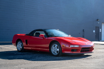 1991 Acura NSX in Formula Red over Black