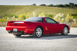1998 Acura NSX in Formula Red over Black