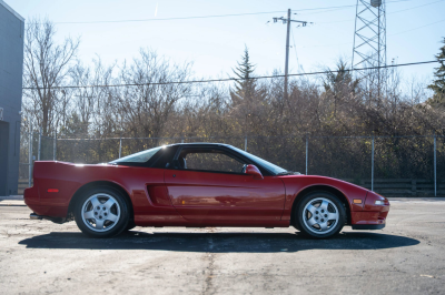 1991 Acura NSX in Formula Red over Black