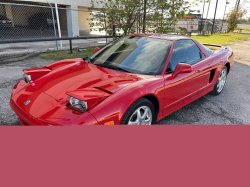 1998 Acura NSX in Formula Red over Black