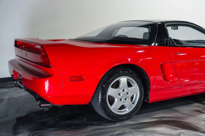 1991 Acura NSX in Formula Red over Black