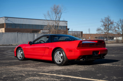 1991 Acura NSX in Formula Red over Black