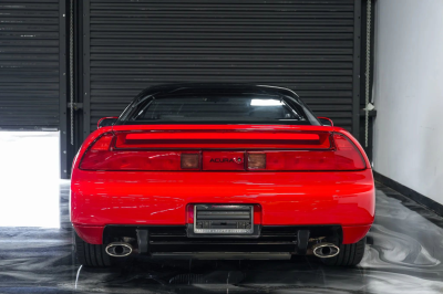 1991 Acura NSX in Formula Red over Black
