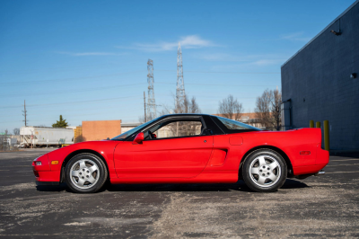 1991 Acura NSX in Formula Red over Black