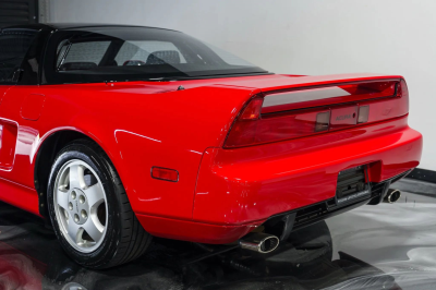 1991 Acura NSX in Formula Red over Black
